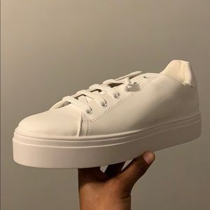ASOS Brand New White Flatform Shoes. Negotiable